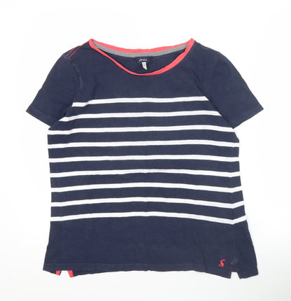 Womens UK Size 10 Joules Blue Basic T-Shirt