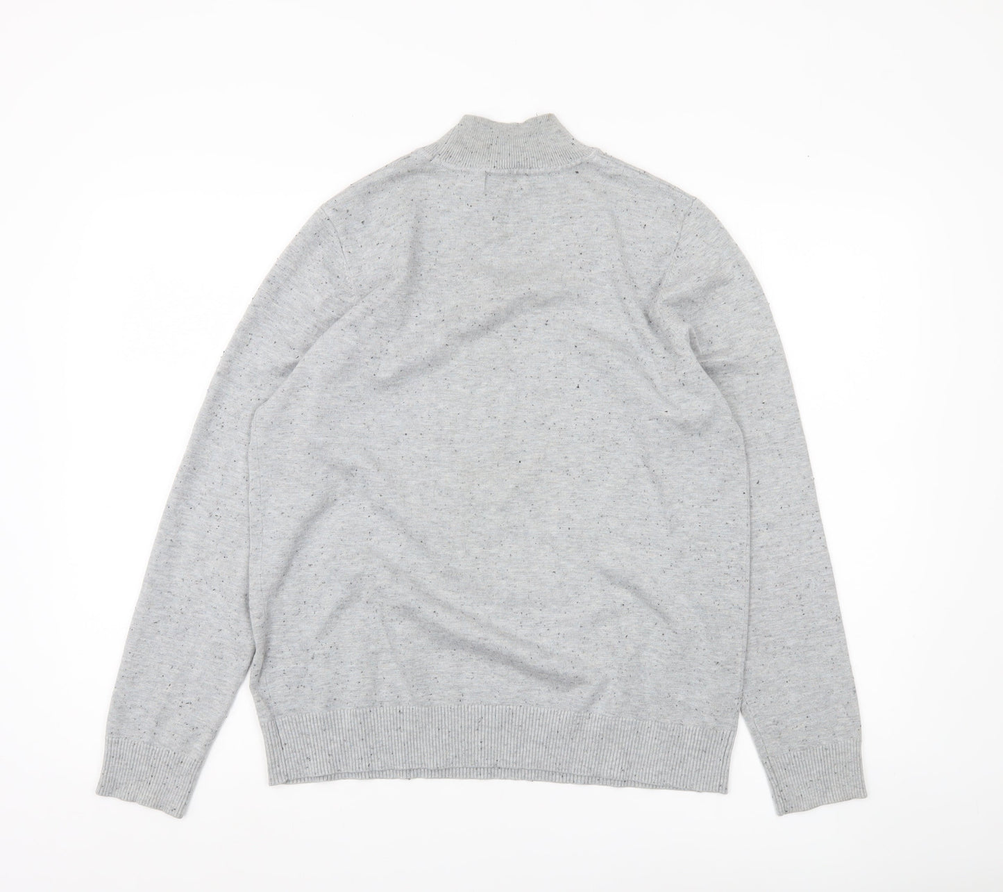Verve Amie Women’s Grey Mock Neck Pullover Jumper Size L
