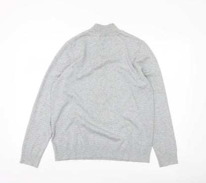 Verve Amie Women’s Grey Mock Neck Pullover Jumper Size L