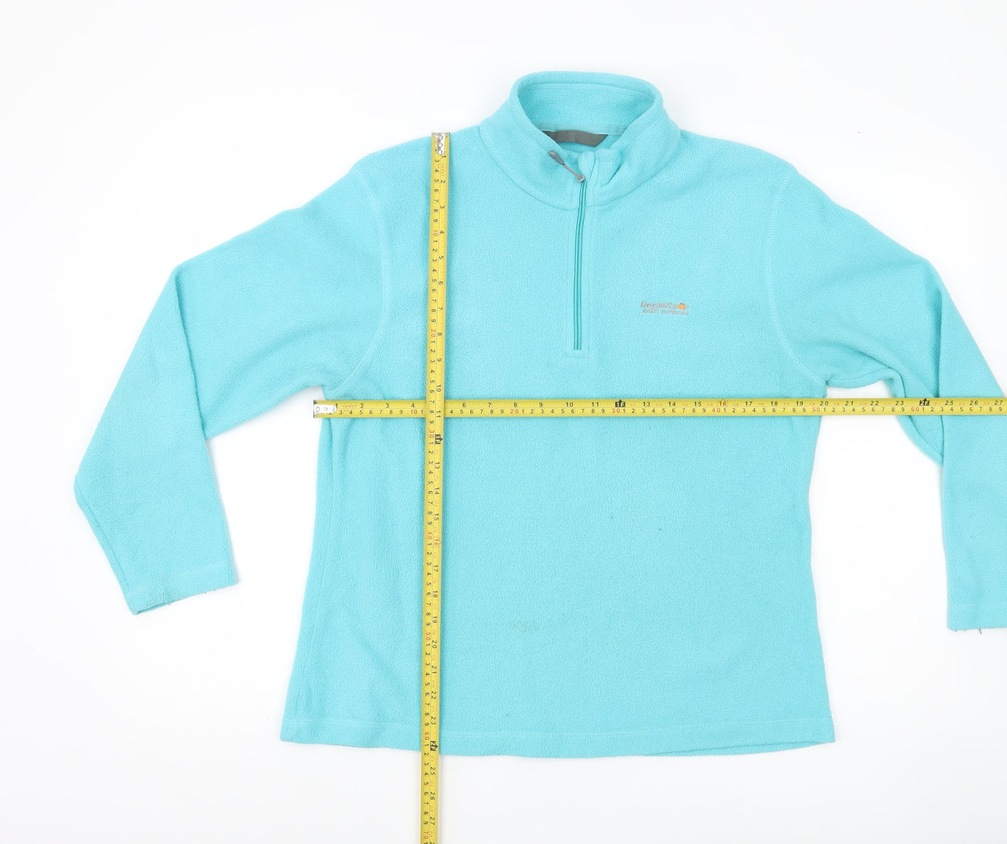 Regatta Women's Blue Fleece Sweatshirt Size 14 1/2 Zip Outdoors