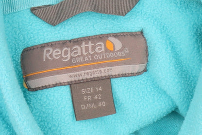 Regatta Women's Blue Fleece Sweatshirt Size 14 1/2 Zip Outdoors