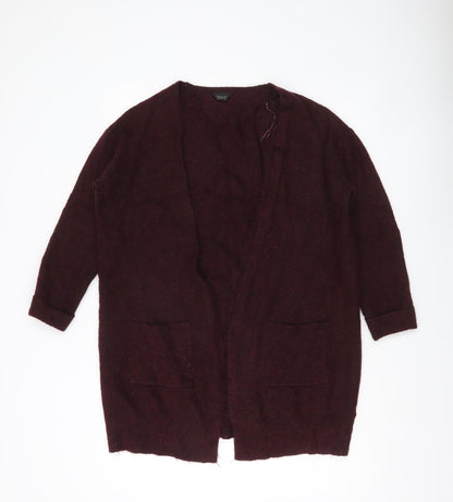 Womens UK Size 8 Topshop Purple Cardigan Jumper