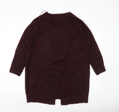 Womens UK Size 8 Topshop Purple Cardigan Jumper