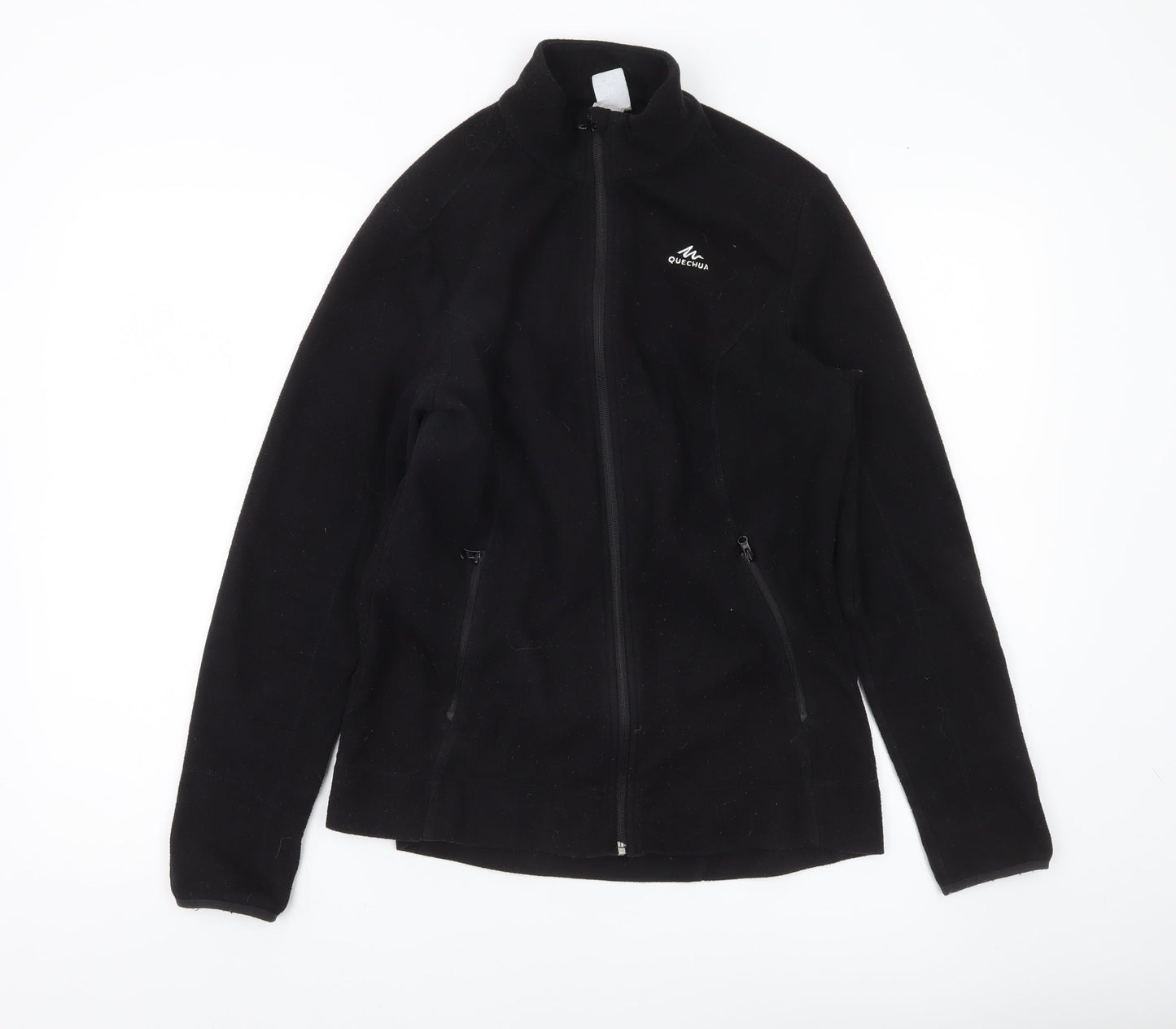Womens UK Size L Quechua Black Basic Jacket