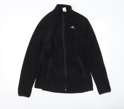 Womens UK Size L Quechua Black Basic Jacket
