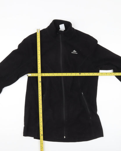 Womens UK Size L Quechua Black Basic Jacket