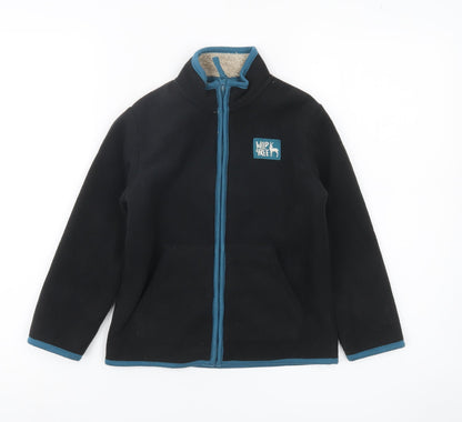 Wild Free Boys Black Fleece Jacket 6-7 Years Full Zip Casual Coat