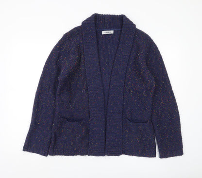 Alexara Women’s Blue Chunky Knit Long Sleeve Cardigan Size S