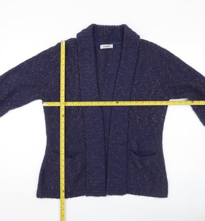 Alexara Women’s Blue Chunky Knit Long Sleeve Cardigan Size S