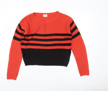 Womens UK Size S VILA Multicoloured Pullover Jumper