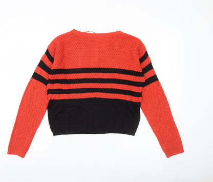 Womens UK Size S VILA Multicoloured Pullover Jumper