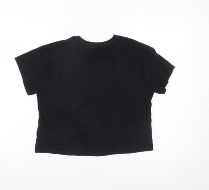 Teens UK Size L The Rolling Stones Black Basic T-Shirt