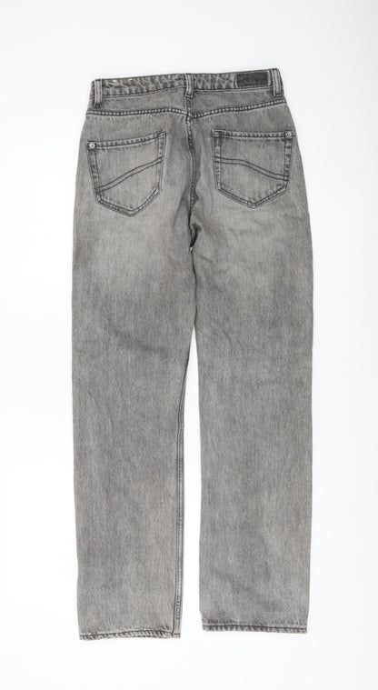 Fat Face Women’s Grey Straight Leg Jeans Size 8 Cotton