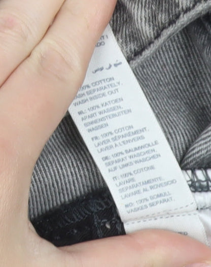 Fat Face Women’s Grey Straight Leg Jeans Size 8 Cotton