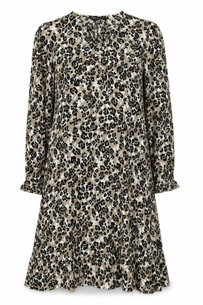 Marks and Spencer Women’s Multicoloured Leopard Print Shift Dress Size 14