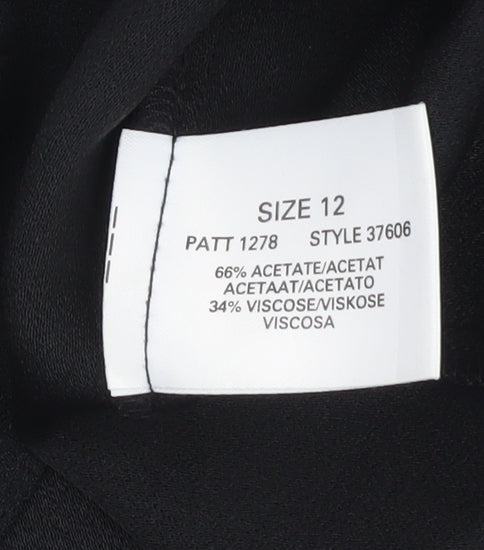 Womens UK Size 12 Windsmoor Black Basic Blouse