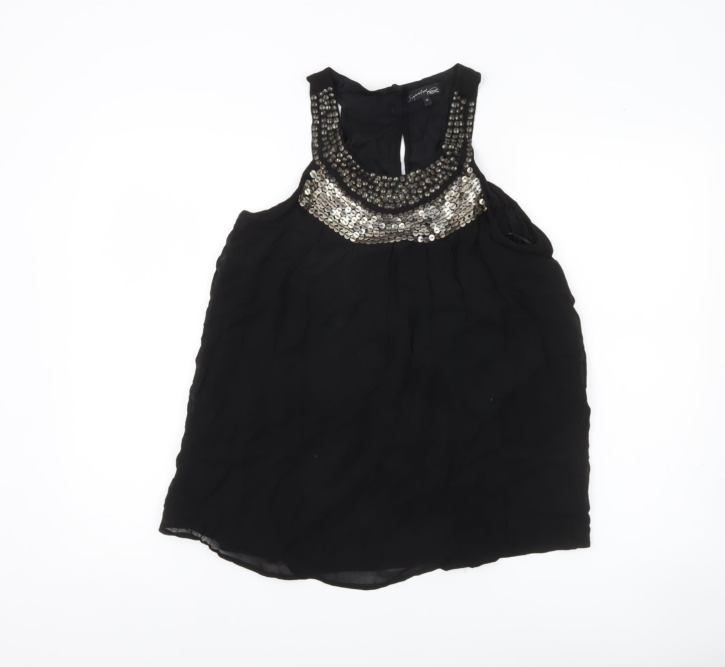 Womens UK Size 18 NEXT Black Camisole Tank