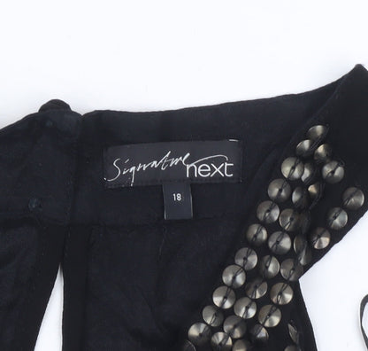 Womens UK Size 18 NEXT Black Camisole Tank