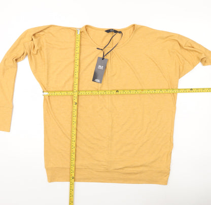 ISLE Collection Women’s Yellow Long Sleeve Relaxed T-Shirt Size S