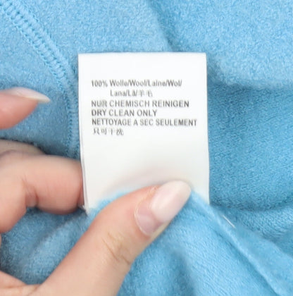 Betty Barclay Women’s Blue Wool Blazer Jacket Size 12 Single-Breasted