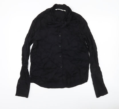 & Other Stories Women Black Size 6 Blouse Long Sleeve Viscose