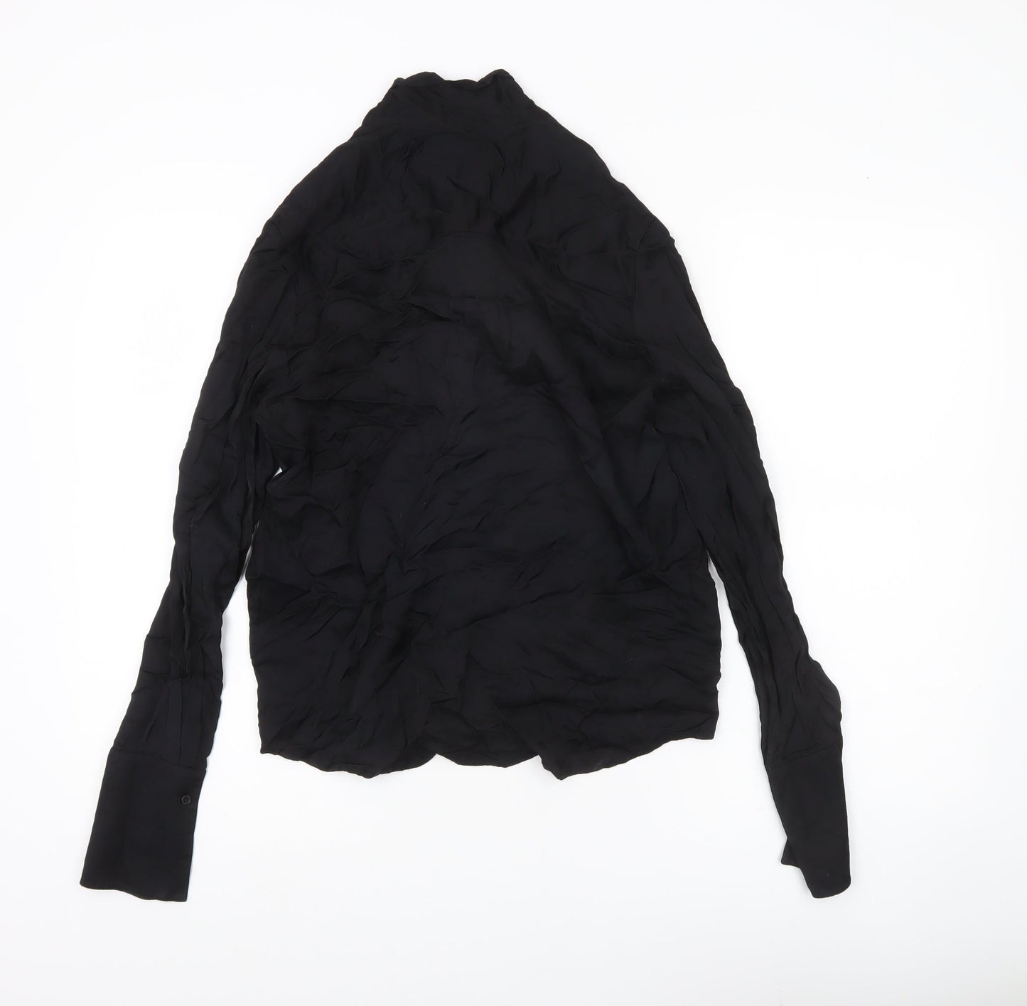 & Other Stories Women Black Size 6 Blouse Long Sleeve Viscose