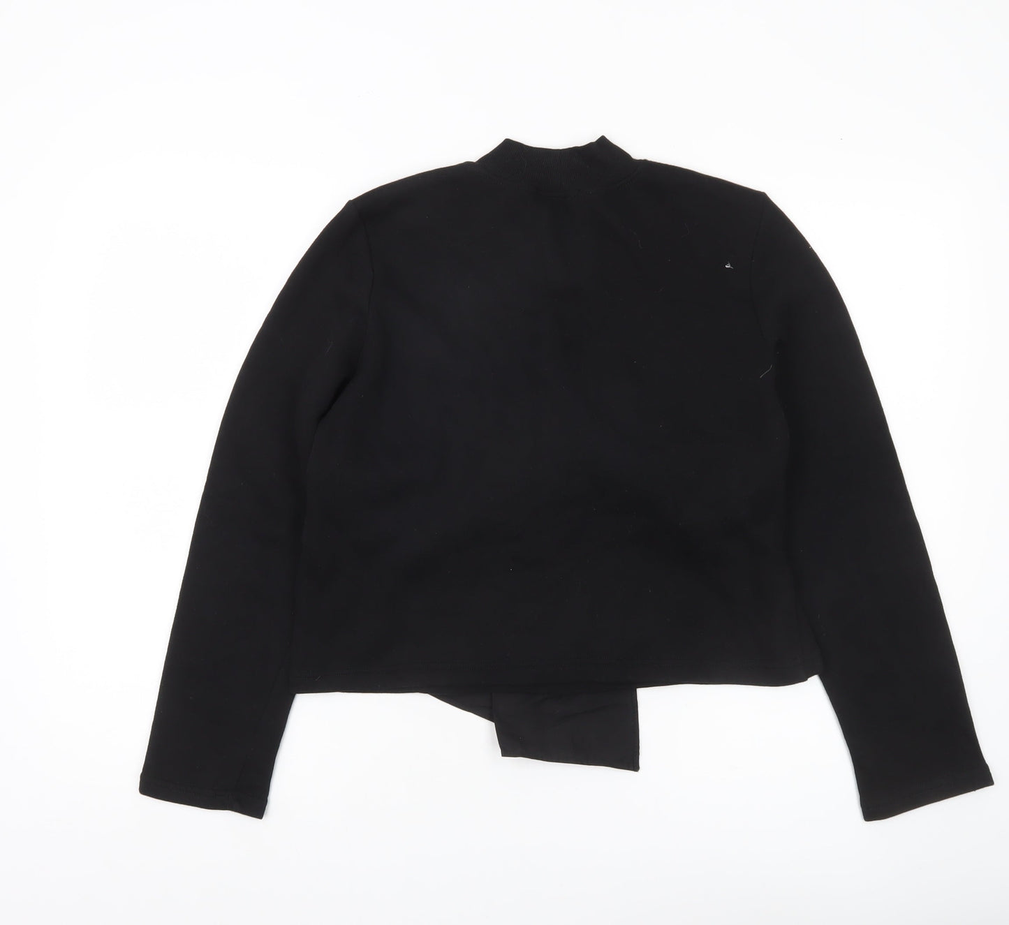 Womens UK Size S Zara Black Basic Blouse