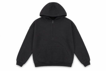 Marks and Spencer Boys Black Hoodie 12-13 Yrs Regular Fit Pullover