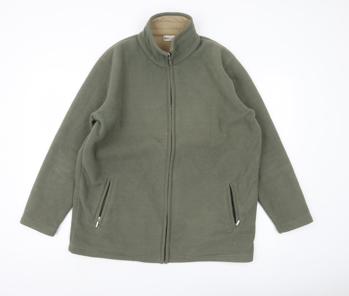 Mens UK Size M Bonmarché Green Basic Jacket