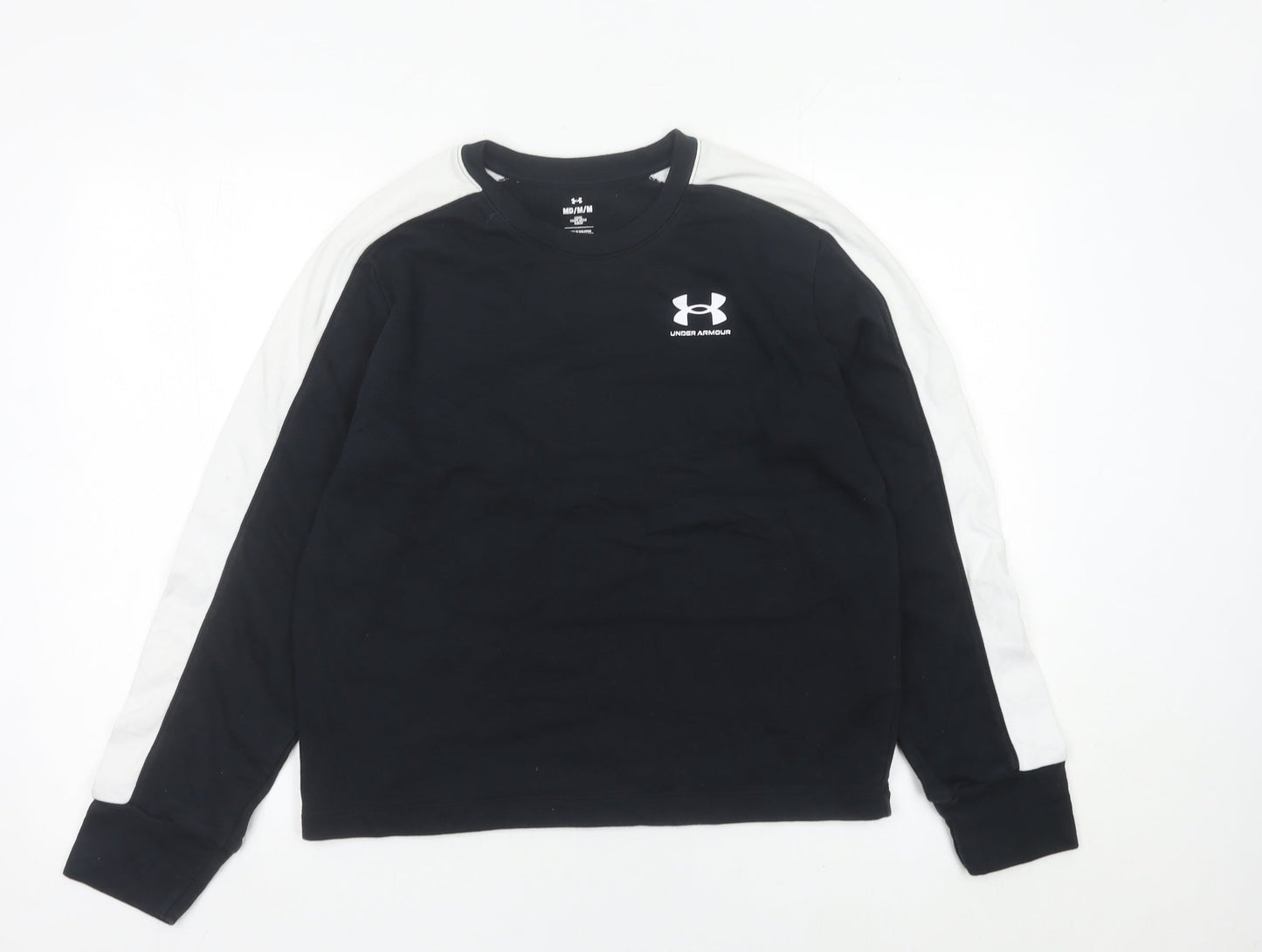 Womens UK Size M Under armour Black Pullover Sweatshirt
