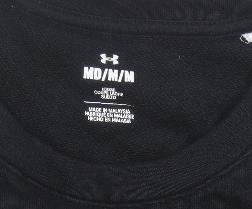 Womens UK Size M Under armour Black Pullover Sweatshirt