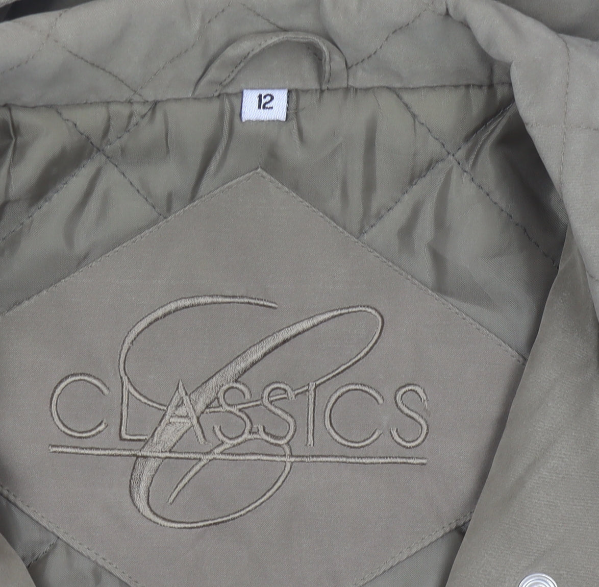 Classics Womens Brown Size 12 Mid-Length Hooded Parka Jacket