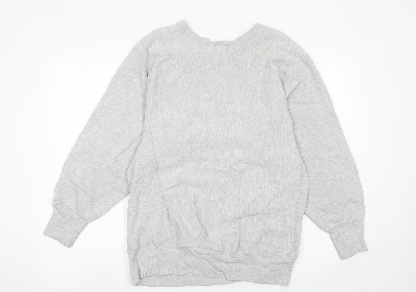 SKM Game Ready Men’s Grey L Pullover Sweatshirt Vintage 80s Graphic