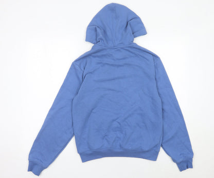 Mens UK Size S Champion Blue Pullover Hoodie