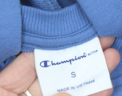 Mens UK Size S Champion Blue Pullover Hoodie