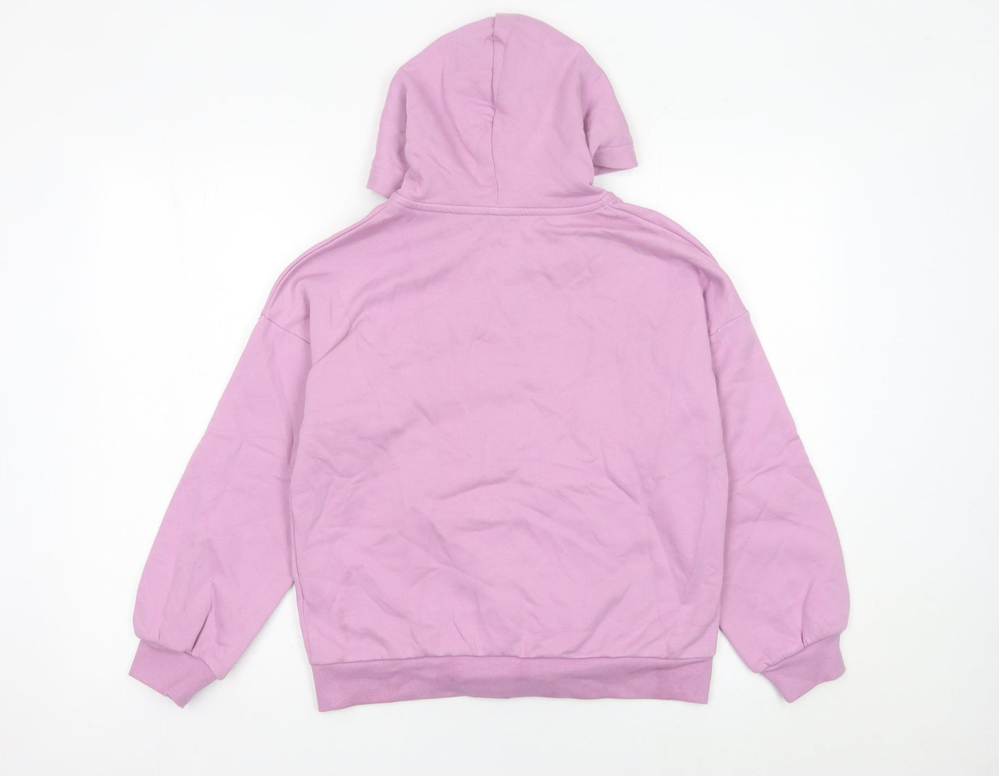 Marks and Spencer Girls Purple Full Zip Hoodie 11-12 Years Long Sleeve