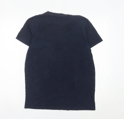 Weekend Offender Men's Navy Blue Graphic Print T-Shirt Size S