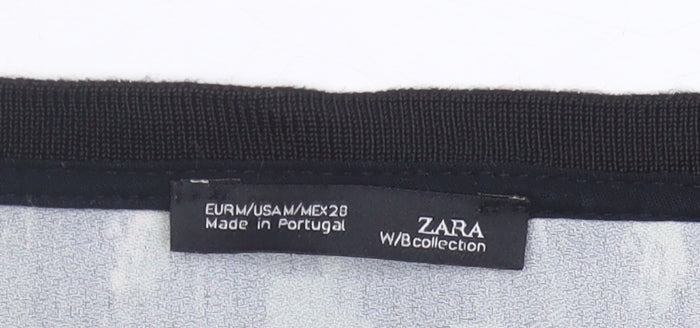 Womens UK Size M Zara Multicoloured Tunic Blouse