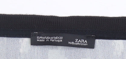 Womens UK Size M Zara Multicoloured Tunic Blouse