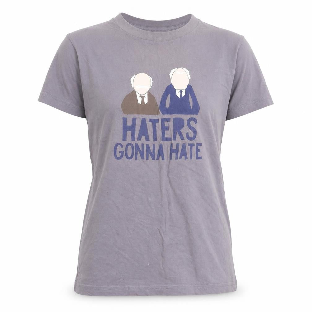 Womens UK Size S American Apparel Grey Basic T-Shirt
