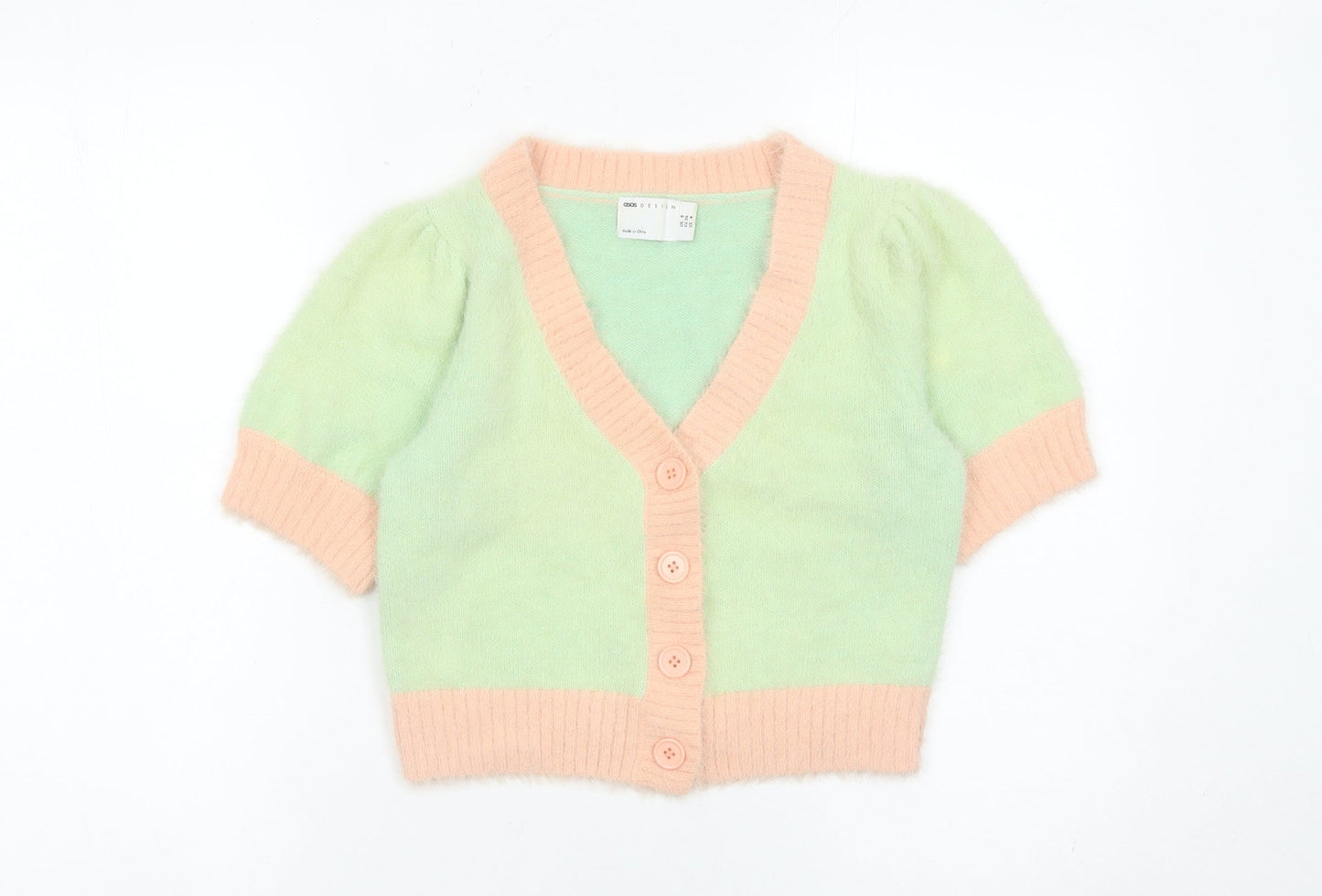 Womens UK Size 8 ASOS Multicoloured Cardigan Jumper