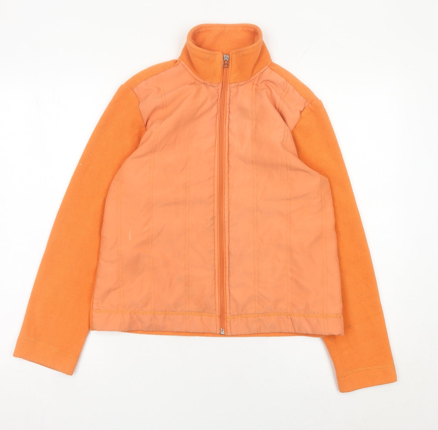 Authentic Clothing Company Women’s Orange Fleece Jacket Size M