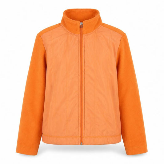 Authentic Clothing Company Women’s Orange Fleece Jacket Size M
