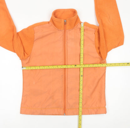 Authentic Clothing Company Women’s Orange Fleece Jacket Size M