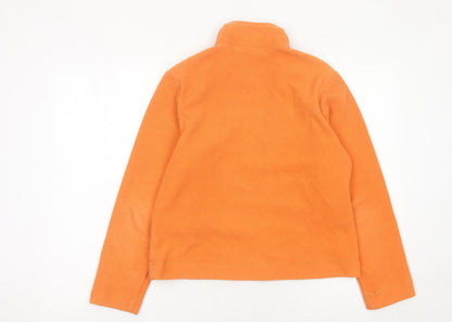 Authentic Clothing Company Women’s Orange Fleece Jacket Size M