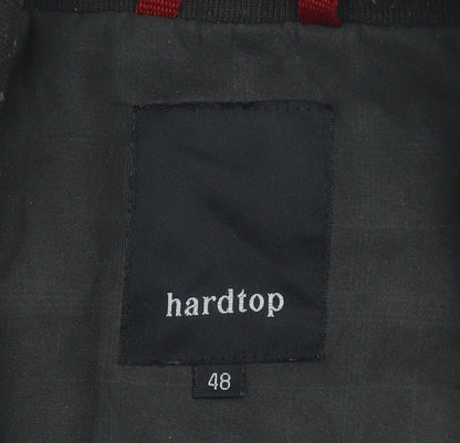 Hardtop Men’s Brown Bomber Jacket Size 48 Full Zip Casual