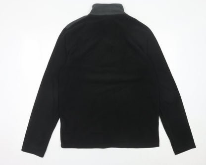 Mens UK Size M Brave Soul Black Pullover Sweatshirt