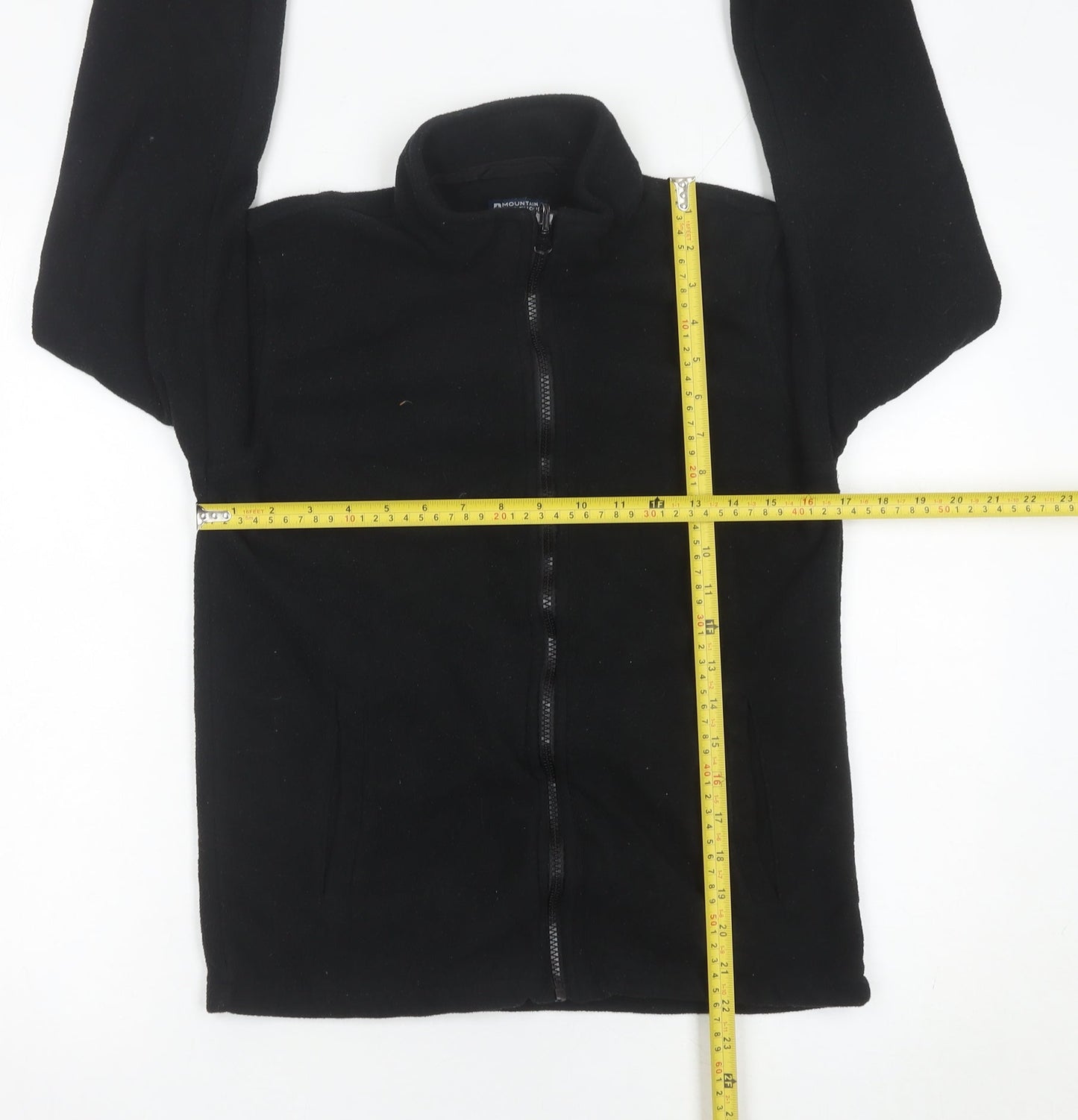Mountain Warehouse Boys Black Fleece Full Zip Jacket 13 Years