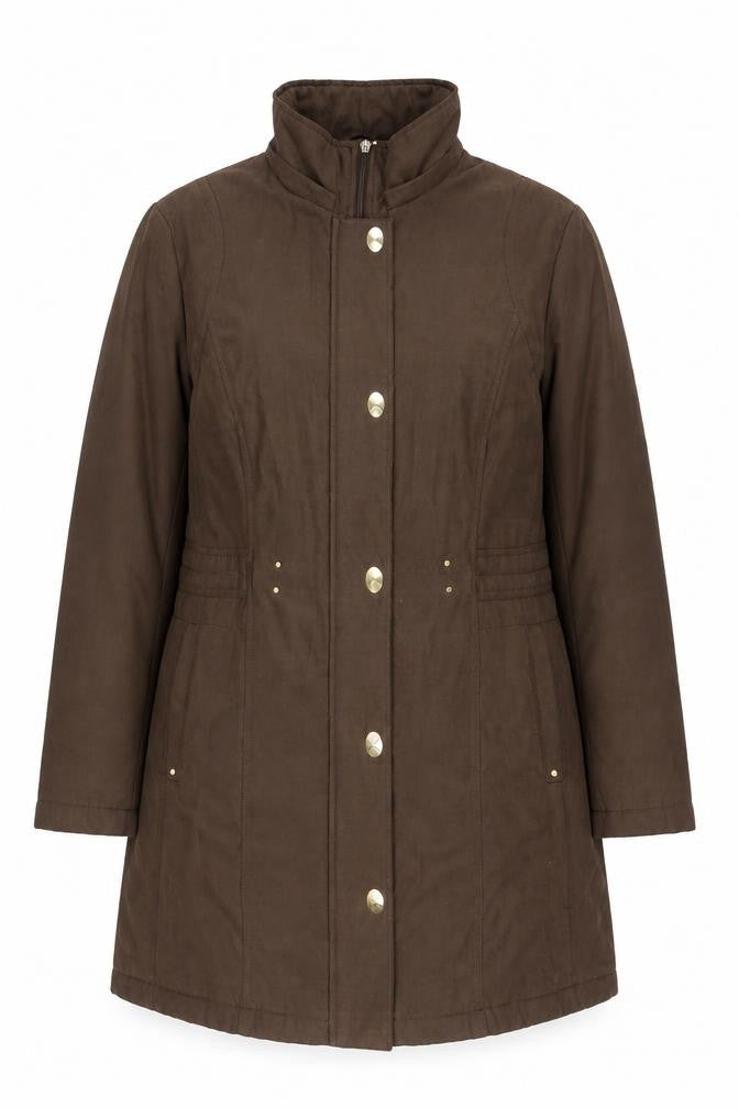Womens UK Size L Anna Rose Brown Overcoat