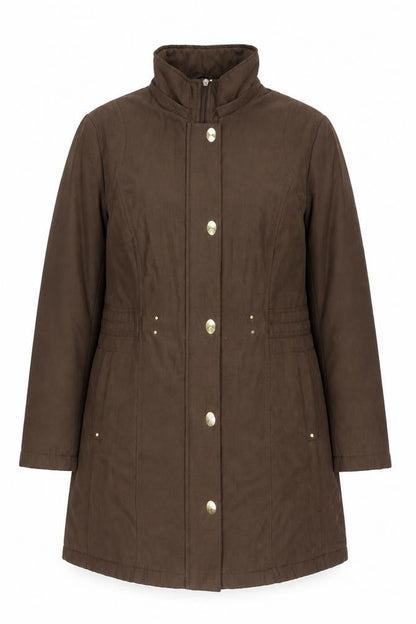 Womens UK Size L Anna Rose Brown Overcoat
